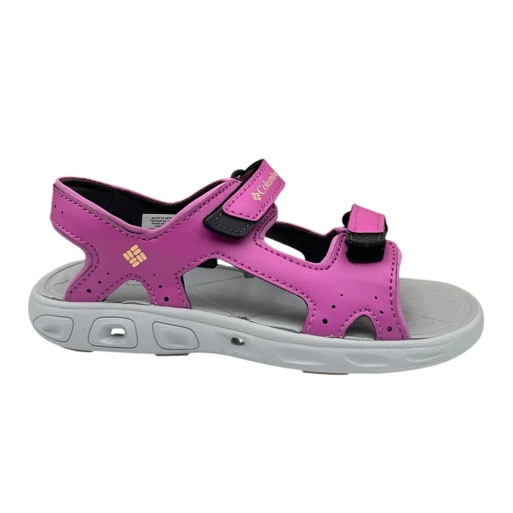 Columbia Techsun Vent Girls Sport Outdoor Water Sandals Size 13 Berry Patch